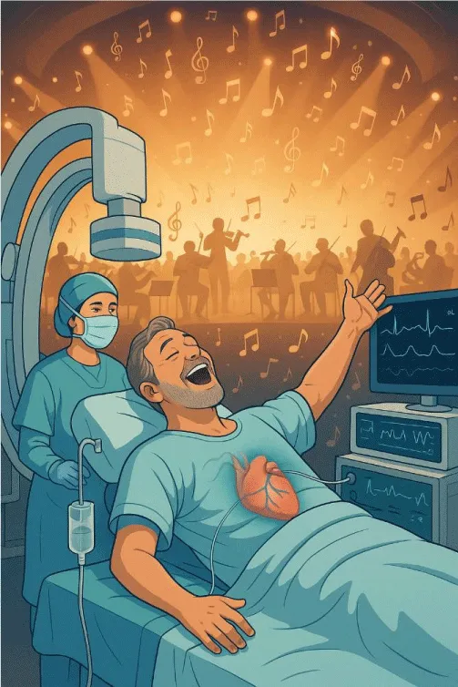 Music as Medicine: Transforming Cardiac Interventions with Physiological and Neurochemical Benefits