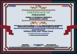 Certificate of Publication